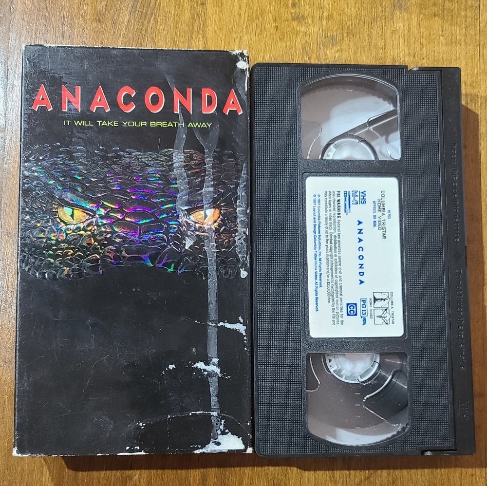 Anaconda vhs Jennifer Lopez, Ice Cube, Owen Wilson, Jon Voight